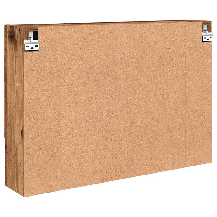 Mobiletto per specchio da bagno Legno vecchio 80 x 17 x 55 cm 883362