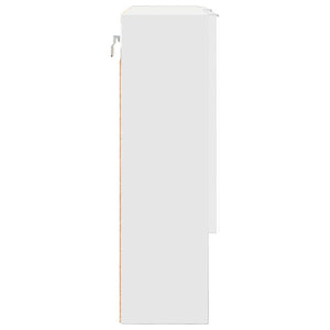 Mobiletto per specchio Bianco 59 x 17 x 55 cm Legno multistrato 883364