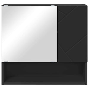 Mobiletto per specchio Nero 59 x 17 x 55 cm Legno multistrato 883365