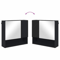 Mobiletto per specchio Nero 59 x 17 x 55 cm Legno multistrato 883365