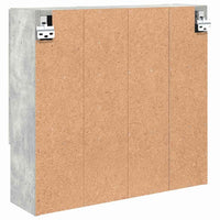 Mobiletto per specchio con porta Grigio cemento 59 x 17 x 55 cm 883367