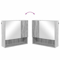 Mobiletto per specchio con porta Grigio sonoma 59 x 17 x 55 cm 883370