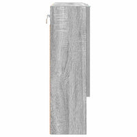 Mobiletto per specchio con porta-Armadietto a Specchio da Bagno Grigio Sonoma 59 x 17 x 55 cm