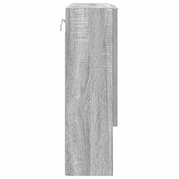 Mobiletto per specchio con porta Grigio sonoma 59 x 17 x 55 cm 883370