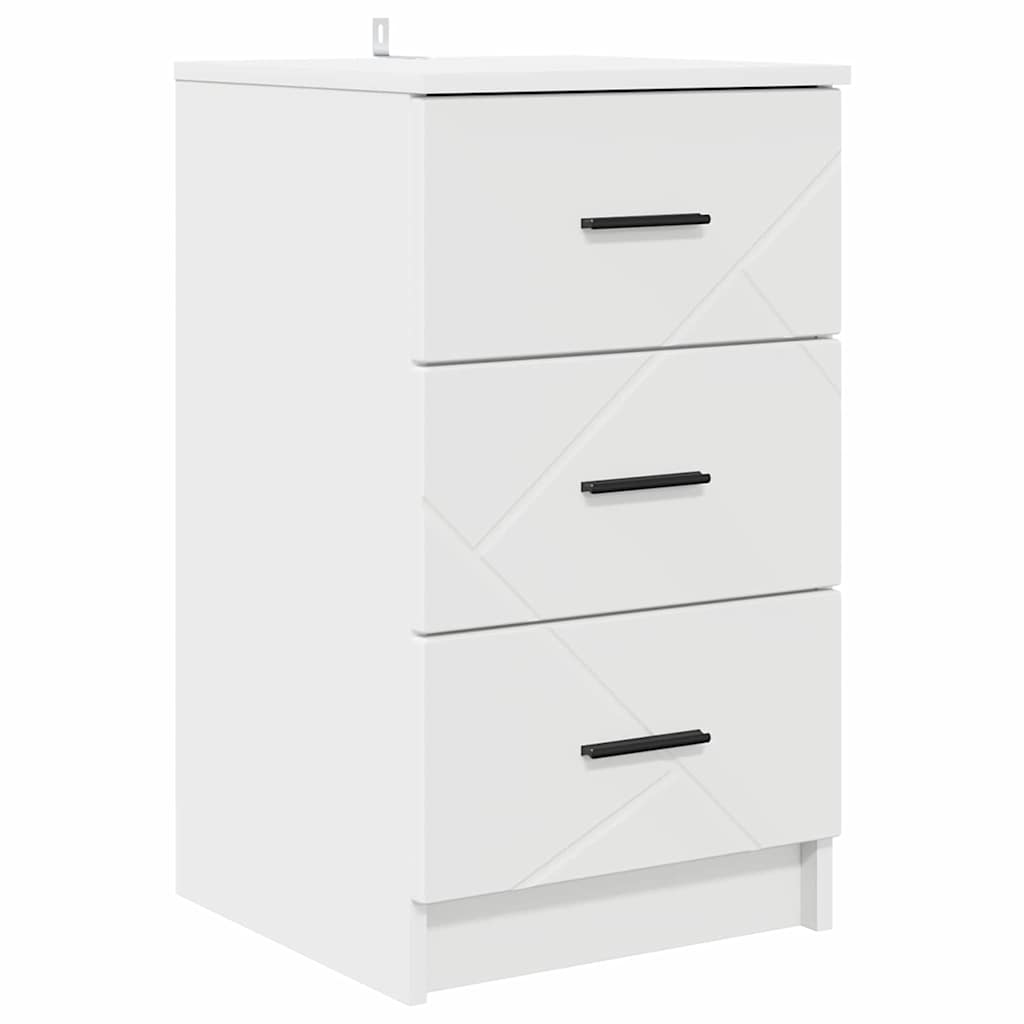 Armadio da Notte Bianco 38 x 38 x 66 cm Legno multistrato 883374