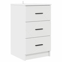 Armadio da Notte Bianco 38 x 38 x 66 cm Legno multistrato 883374