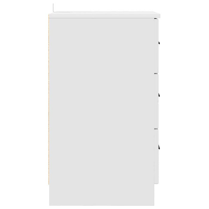 Armadio da Notte Bianco 38 x 38 x 66 cm Legno multistrato 883374