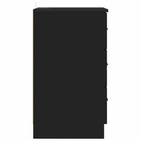 Armadio da Notte Nero 38 x 38 x 66 cm Legno multistrato 883375