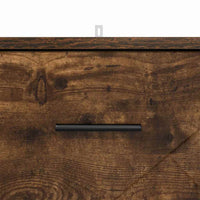 Armadio da Notte Rovere fumo 38 x 38 x 66 cm Legno multistrato 883379