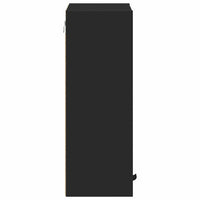 Mobile da Bagno Nero 39 x 23.5 x 65 cm Legno multistrato 883385