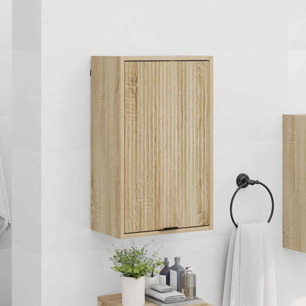 Mobile da Bagno con porta rovere sonoma 39 x 23.5 x 65 cm 883386