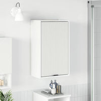 Mobile da Bagno con porta Bianco lucido 39 x 23.5 x 65 cm 883388