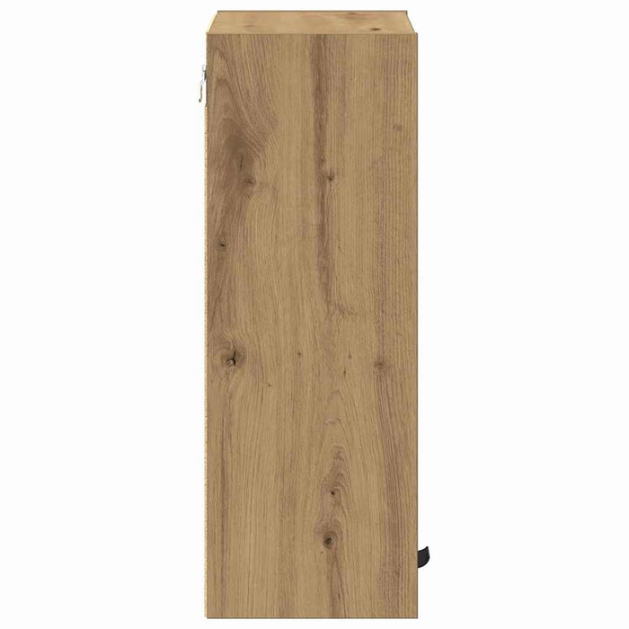 Mobile da Bagno con porta rovere artigianale 39 x 23.5 x 65 cm 883393