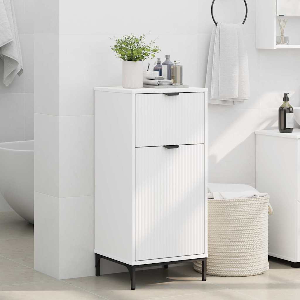Mobile da Bagno Bianco 39.5 x 36 x 88 cm Legno multistrato 883394