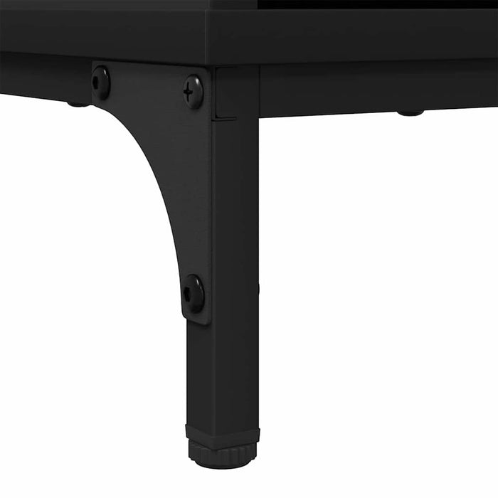 Mobile da Bagno Nero 39.5 x 36 x 88 cm Legno multistrato 883395