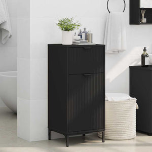 Mobile da Bagno Nero 39.5 x 36 x 88 cm Legno multistrato 883395