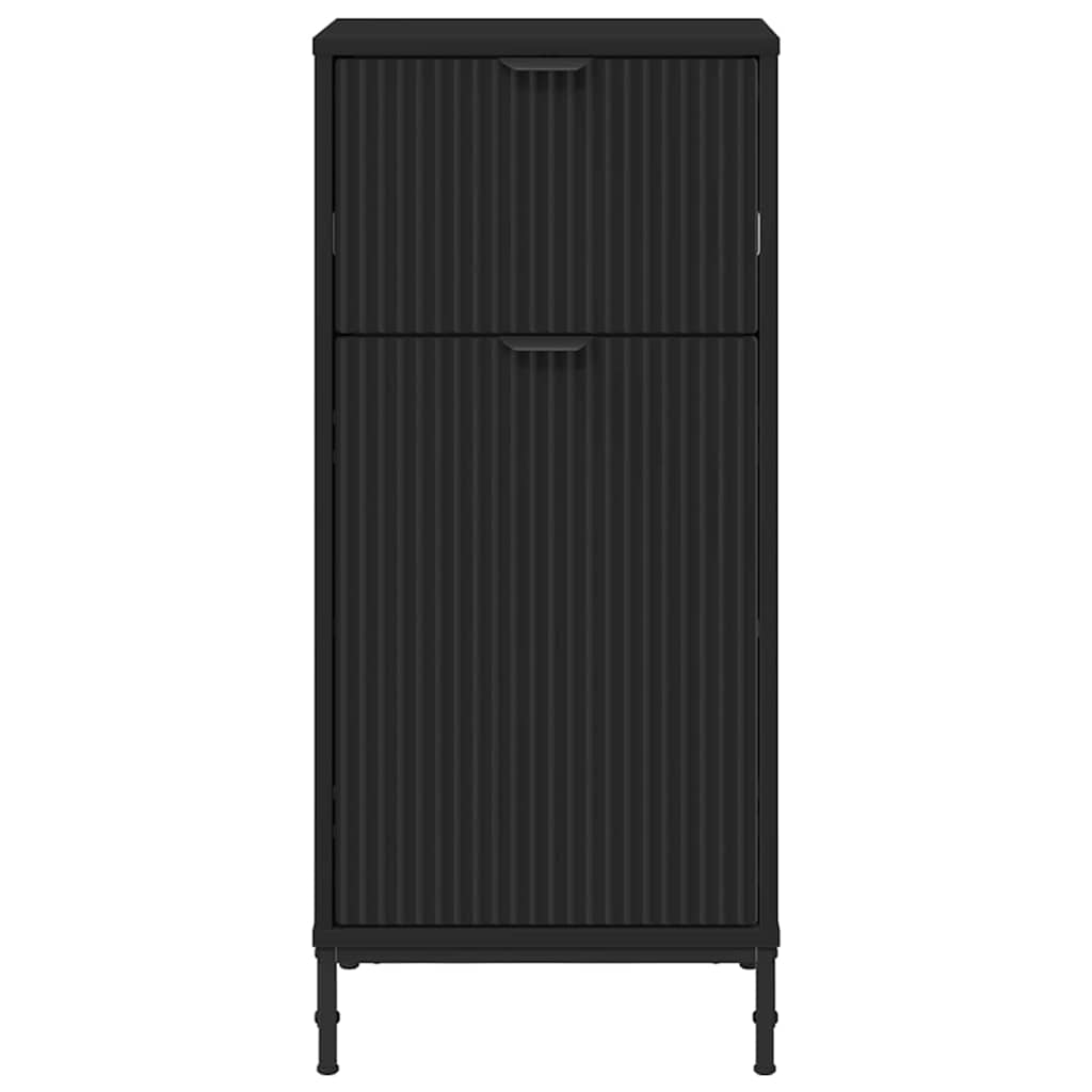 Mobile da Bagno Nero 39.5 x 36 x 88 cm Legno multistrato 883395