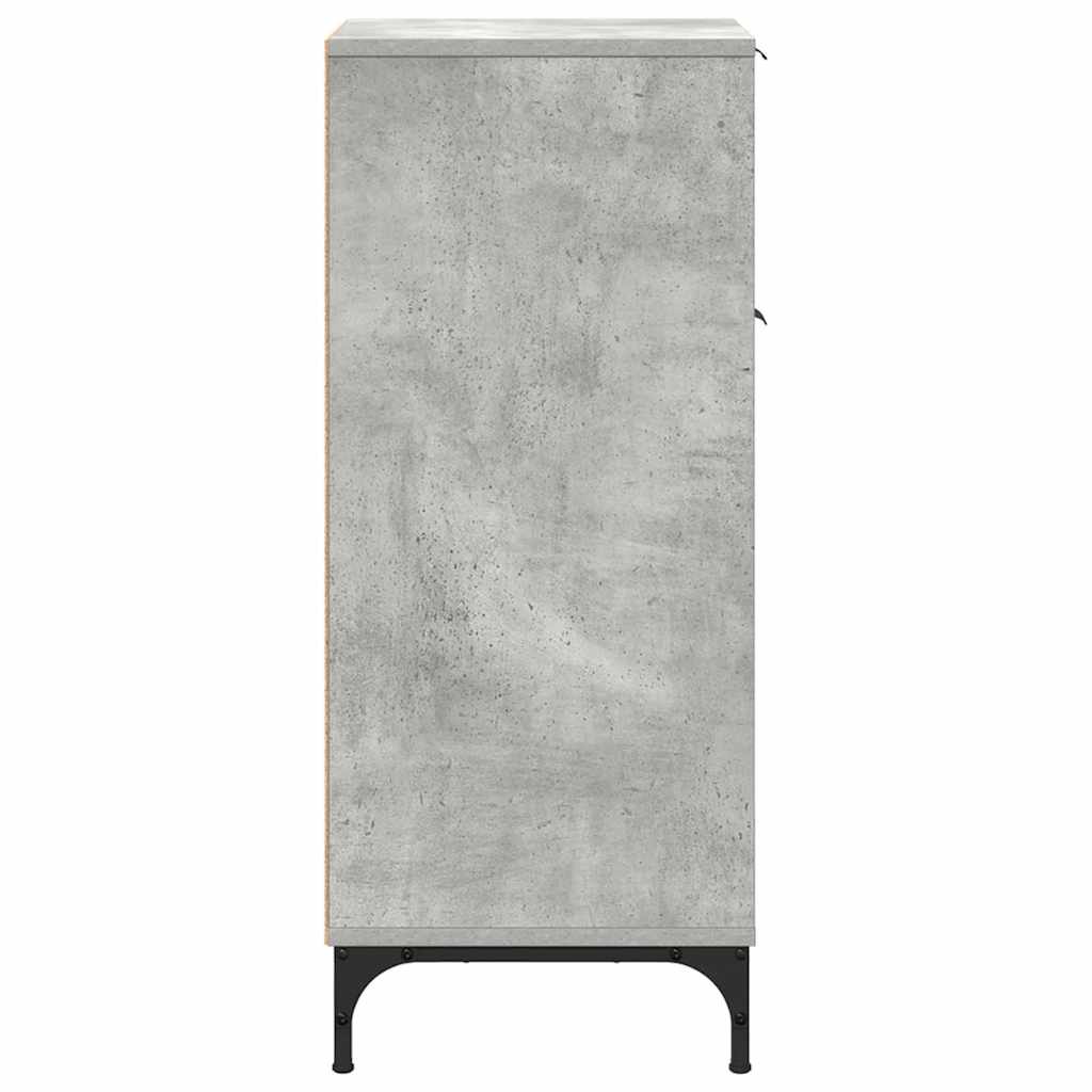 Mobile da Bagno con cassetto Grigio cemento 39.5 x 36 x 88 cm 883397