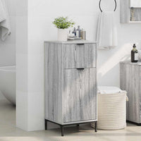 Mobile da Bagno con cassetto Grigio sonoma 39.5 x 36 x 88 cm 883400