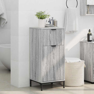 Mobile da Bagno con cassetto Grigio sonoma 39.5 x 36 x 88 cm 883400
