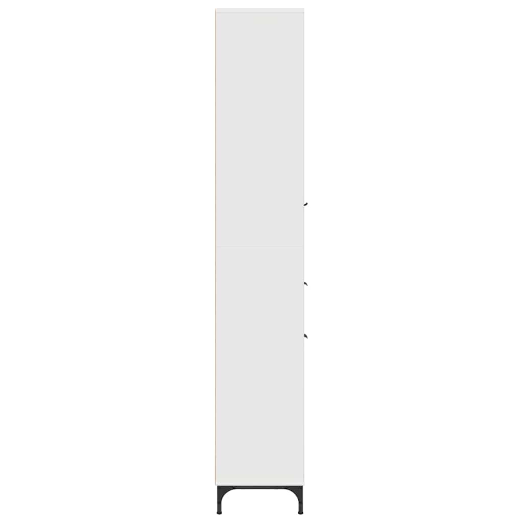 Mobiletto bagno alto con cassetto Bianco 31.5 x 33 x 190 cm 883404