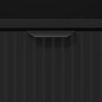 Mobiletto bagno alto Nero 31.5 x 33 x 190 cm Legno multistrato 883405