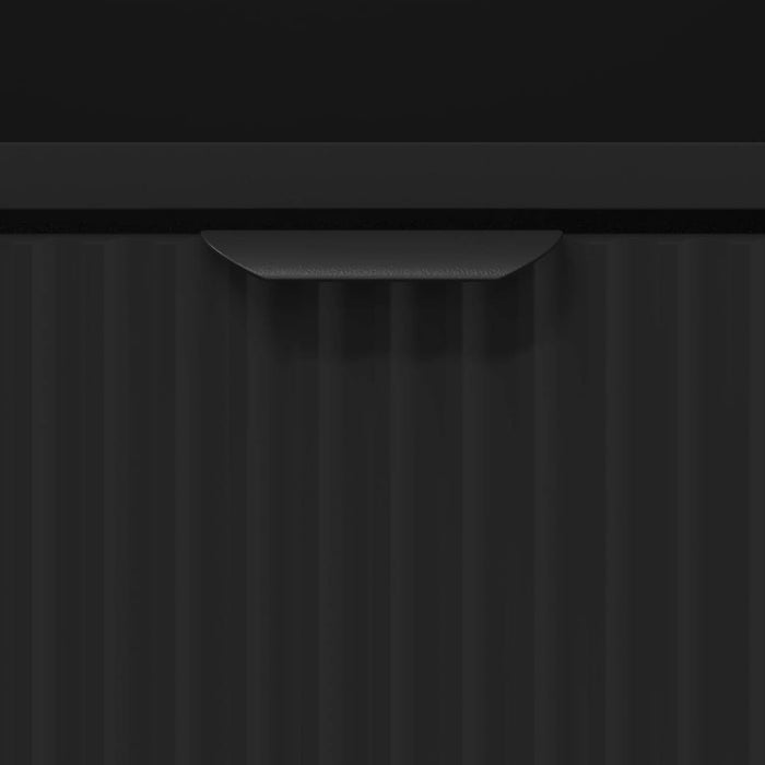 Mobiletto bagno alto Nero 31.5 x 33 x 190 cm Legno multistrato 883405