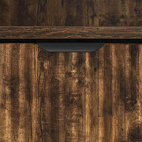 Mobiletto bagno alto con porta Rovere fumo 31.5 x 33 x 190 cm 883409