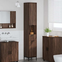 Mobiletto bagno alto Rovere marrone 31.5 x 33 x 190 cm 883411