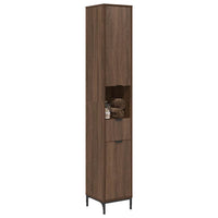 Mobiletto bagno alto Rovere marrone 31.5 x 33 x 190 cm 883411