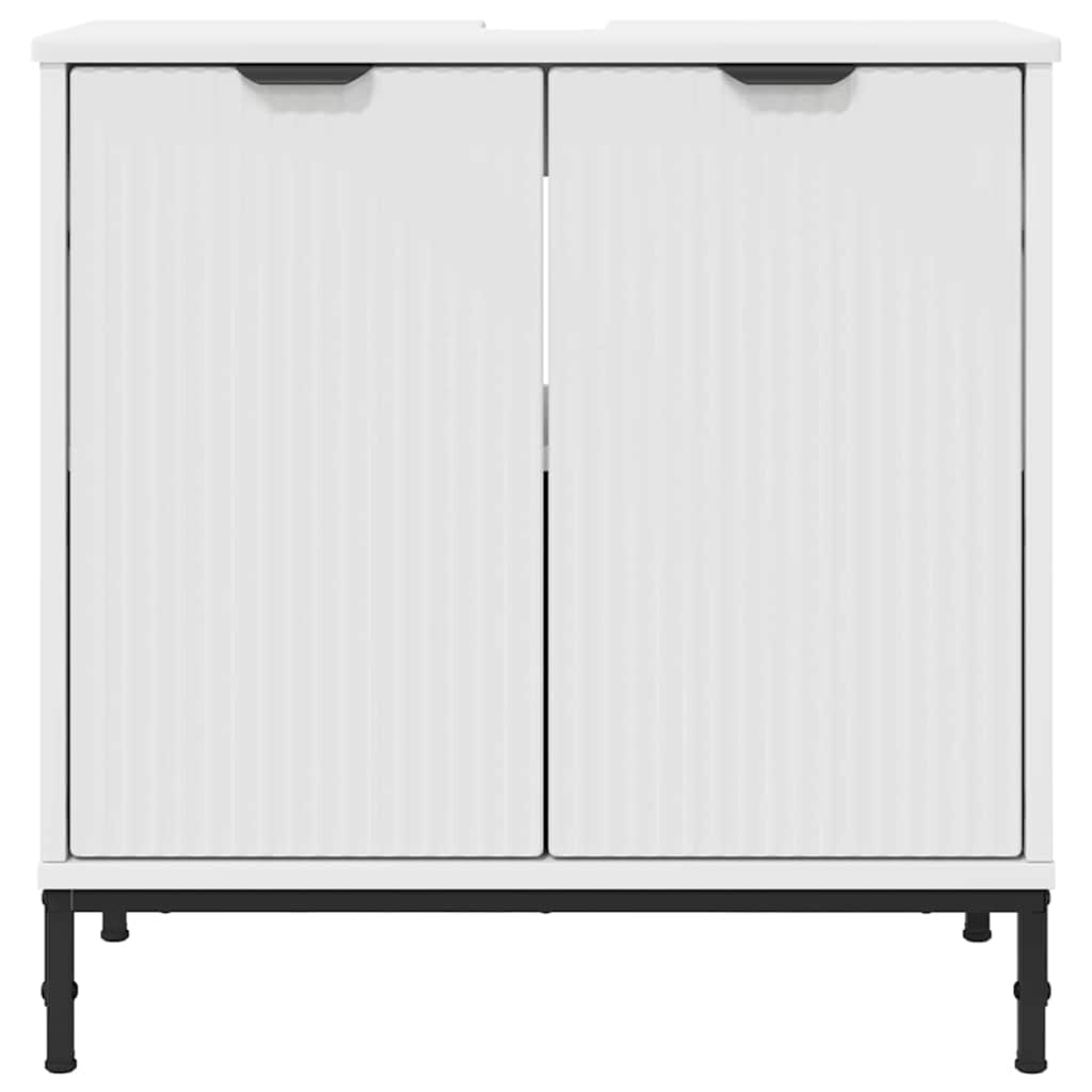 Armadio per Lavabo da Bagno Bianco 60,5 x 33,5 x 61 cm 883414