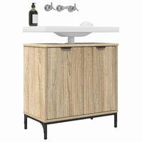 Armadio per Lavabo da Bagno rovere sonoma 60,5 x 33,5 x 61 cm 883416
