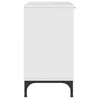 Armadio per Lavabo da Bagno-Armadietto da bagno-Mobiletto da bagno Bianco lucido 60,5 x 33,5 x 61 cm