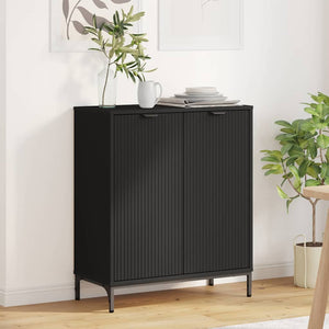 Credenza Nero 69.5 x 33 x 82 cm Legno multistrato 883425