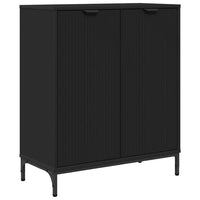 Credenza Nero 69.5 x 33 x 82 cm Legno multistrato 883425