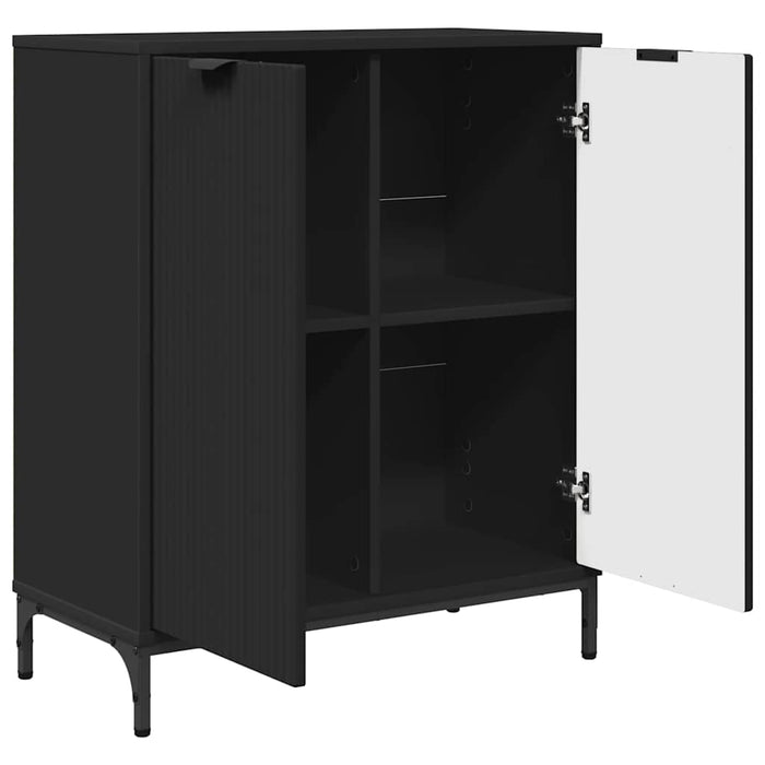 Credenza Nero 69.5 x 33 x 82 cm Legno multistrato 883425