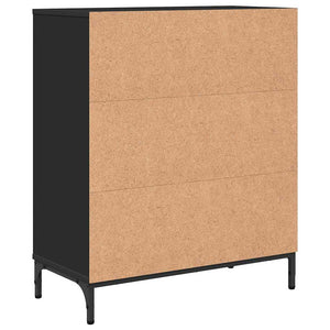 Credenza Nero 69.5 x 33 x 82 cm Legno multistrato 883425