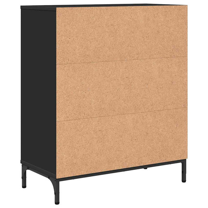 Credenza Nero 69.5 x 33 x 82 cm Legno multistrato 883425