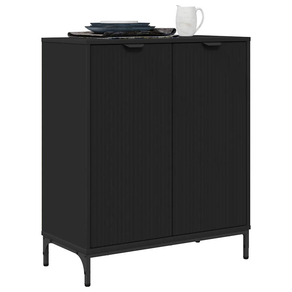 Credenza Nero 69.5 x 33 x 82 cm Legno multistrato 883425