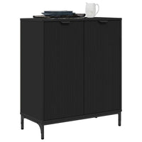 Credenza Nero 69.5 x 33 x 82 cm Legno multistrato 883425