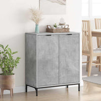Credenza Grigio cemento 69.5 x 33 x 82 cm Legno multistrato 883427