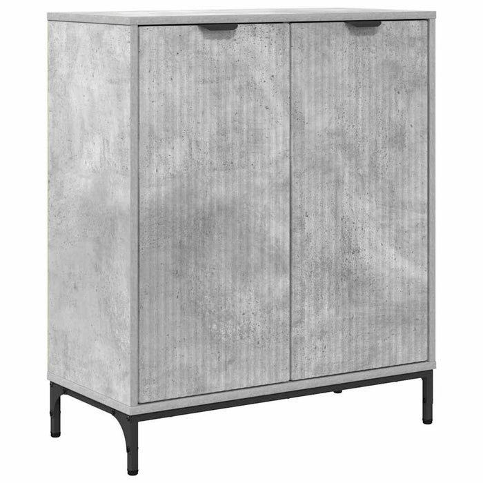 Credenza Grigio cemento 69.5 x 33 x 82 cm Legno multistrato 883427