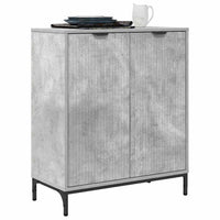 Credenza Grigio cemento 69.5 x 33 x 82 cm Legno multistrato 883427