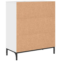 Credenza Bianco lucido 69.5 x 33 x 82 cm Legno multistrato 883428