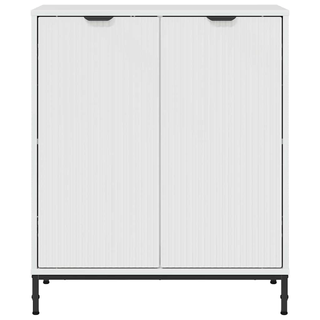 Credenza Bianco lucido 69.5 x 33 x 82 cm Legno multistrato 883428