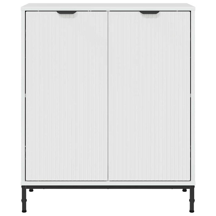 Credenza Bianco lucido 69.5 x 33 x 82 cm Legno multistrato 883428