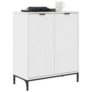Credenza Bianco lucido 69.5 x 33 x 82 cm Legno multistrato 883428