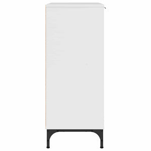 Credenza Bianco lucido 69.5 x 33 x 82 cm Legno multistrato 883428