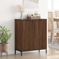 Credenza Rovere marrone 69.5 x 33 x 82 cm Legno multistrato 883431