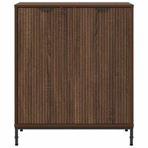 Credenza Rovere marrone 69.5 x 33 x 82 cm Legno multistrato 883431